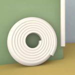 Vee Seven Premium Baby Safety Edge Guard - 2 Meter White Color  - Extra Bumpy 3.5cm x 1.2cm Thickness - Shock Absorbing, Food-Graded Protection with Style