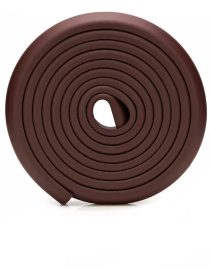 Vee Seven Premium Baby Safety Edge Guard - 2 Meter Brown Color  - Bumpy- Shock Absorbing, Food-Graded Protection with Style