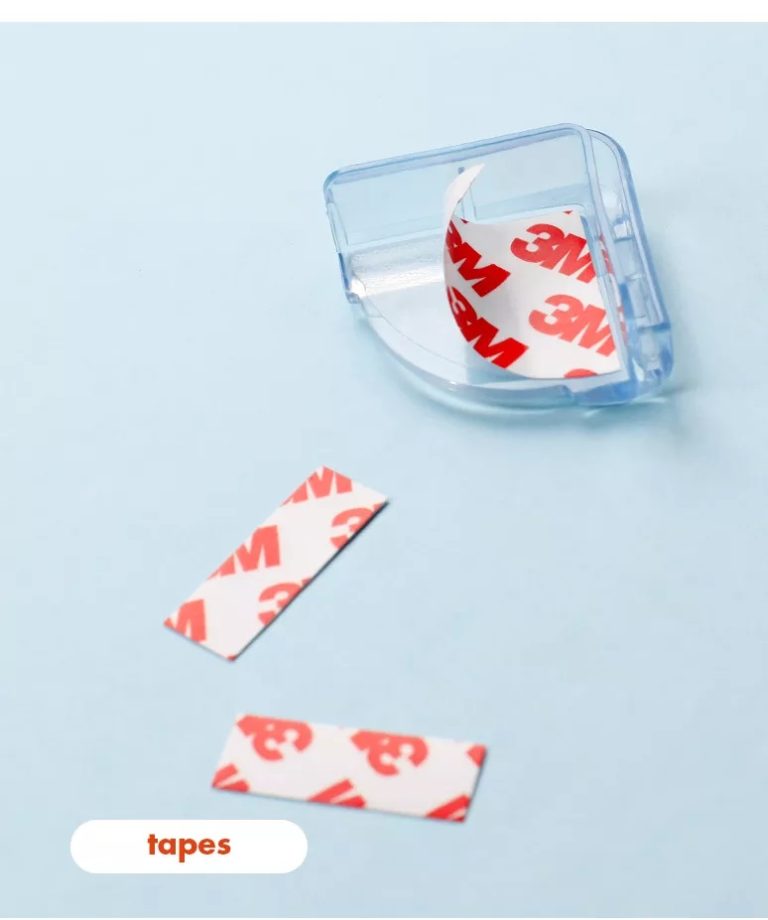 Vee Seven Premium Square Transparent Corner Guard - 4 Pieces - Clear, Sleek Protection with 3M Tape Adhesive for Your Little Ones
