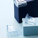 Vee Seven Premium Square Transparent Corner Guard - 4 Pieces - Clear, Sleek Protection with 3M Tape Adhesive for Your Little Ones